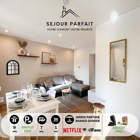 Appart'Hotel Le Tilleul - Netflix, Jardin Et Fibre Optique Belfort Buitenkant foto